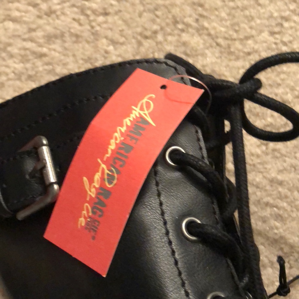 American Rag Womens Closed Toe Ankle Combat Boots